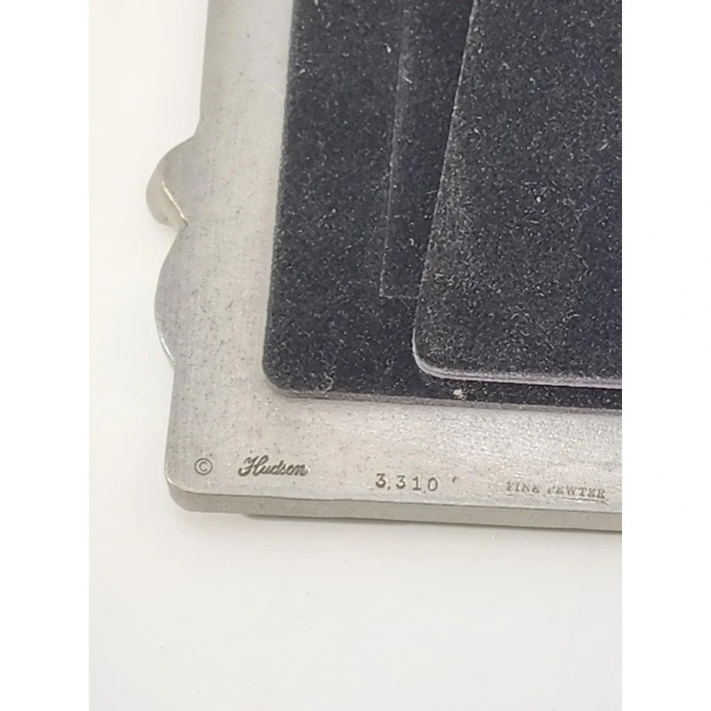 Hudson Creek fine pewter bear baby block balloons‎ frame for 2x2.5